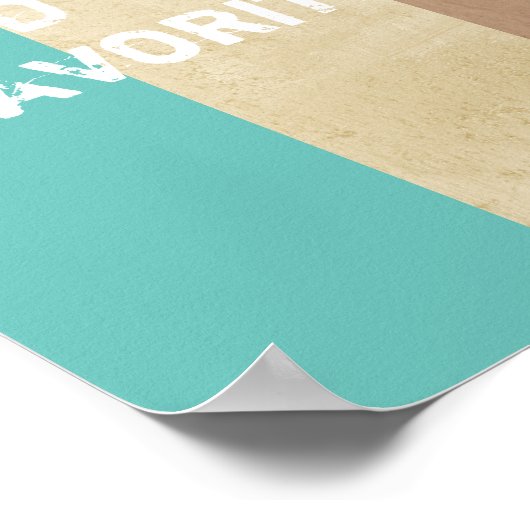 ポスカスタムターは自分の引用文を追加ストライプする ポスター (角)