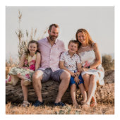 ポスカスタムタープリント-パーソナライズされた写真拡大 フォトプリント (正面)