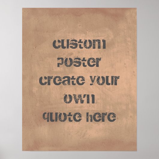 ポスカスタムター独自の引用文を追加 ポスター (正面)