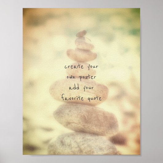 ポスカスタムター独自の引用文を追加 ポスター (正面)