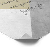 ポスカスタムター独自の引用文幾何学的を追加モダンする ポスター (角)