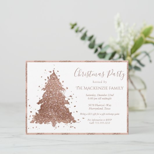 ポスクリスマスツリー | Glamバラ金ゴールドパーティー シーズンカード (スタンド正面)