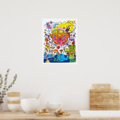 ポスサイケデリックター#1 ポスター (キッチン)