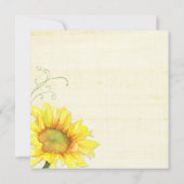 ポスサンフラワーズ&スワーズブライダルシャワー 招待状 (裏面)