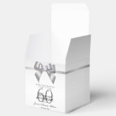 ポスジェムボウ&リボン60結婚周年記念 フェイバーボックス (オープン)