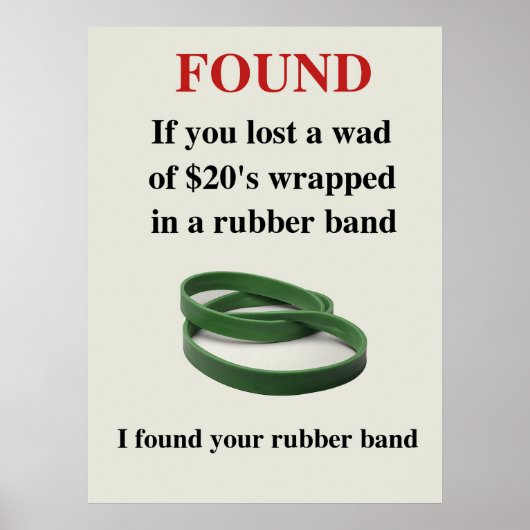 ポスタおもしろいーが見つかった ポスター (正面)