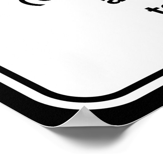 ポスタおもしろいーは犬に気を付け、猫も日陰だ ポスター (角)