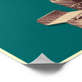 ポスタおもしろいー – レトロ主婦スリープタイムケーキ ポスター (角)