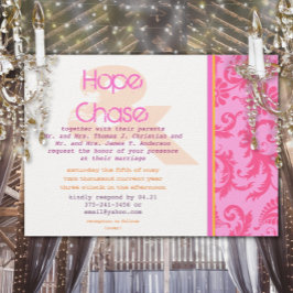 ポスタお洒落ースタイルフォト結婚式招待状 招待状