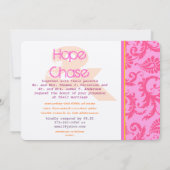 ポスタお洒落ースタイルフォト結婚式招待状 招待状 (裏面)