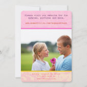 ポスタお洒落ースタイルフォト結婚式招待状 招待状 (正面)