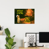 ポスタかわいらしーをたくさん食べに座る ポスター (ホームオフィス)