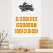 ポスタやる気を起こさせるーレトロタイプライタ書ス学生 ポスター (キッチン)