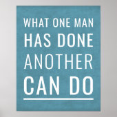 ポスタやる気を起こさせるー人間のしたこととは ポスター (正面)