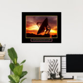 ポスタやる気を起こさせるー「コミュニケーション」 22x28 ポスター (ホームオフィス)