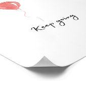 ポスタやる気を起こさせるー – ミニマリスト水彩画 ポスター (角)