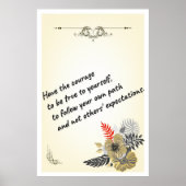 ポスタやる気を起こさせるー、前向き肯定、 ポスター (正面)