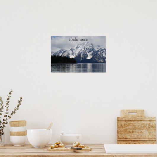 ポスタやる気を起こさせるー – 持久力 ポスター (キッチン)