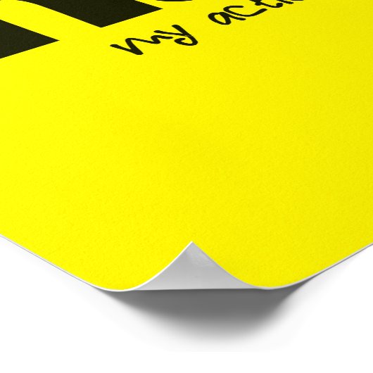 ポスタやる気を起こさせるー – 自分の行動が自分の未来を決める ポスター (角)