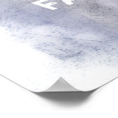 ポスタカスタムーあなたの引用文の粗末なシックなスタイルを追加 ポスター (角)