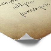 ポスタカスタムーを追加する独自の引用文ヴィンテージスタイル ポスター (角)