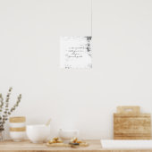 ポスタカスタムー独自の引用文ウォールアートを作成 ポスター (キッチン)