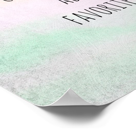 ポスタカスタムー独自の引用文ウォールアートを作成 ポスター (角)