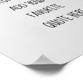 ポスタカスタムー追加引用文水彩デザイン ポスター (角)