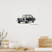 ポスタクラシックーの車画像 ポスター (キッチン)