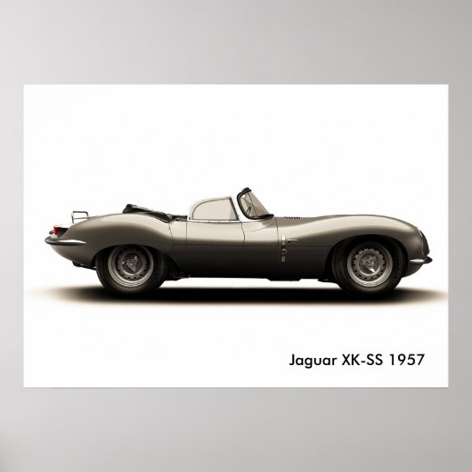 ポスタクラシックーの車画像 ポスター (正面)