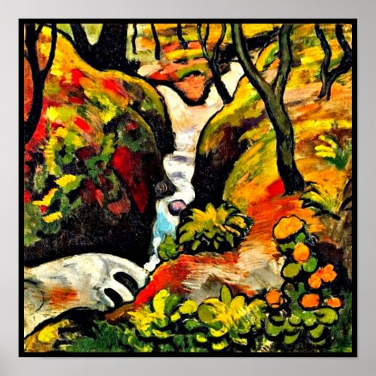 ポスタクラシックーヴィンテージ威厳がある-Macke 102 ポスター (正面)