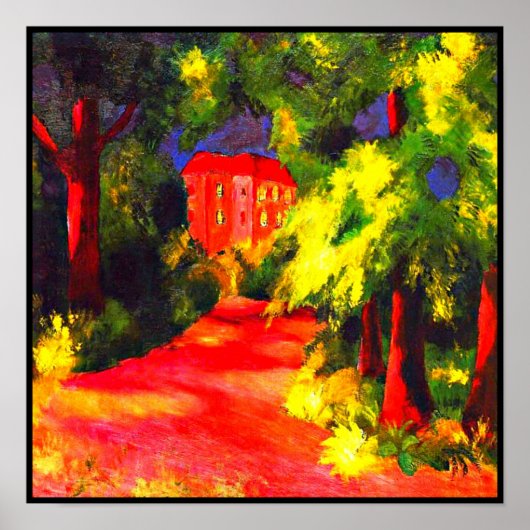 ポスタクラシックーヴィンテージ威厳がある-Macke 115 ポスター (正面)