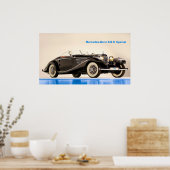 ポスタクラシックー用の自動車イメージ ポスター (キッチン)