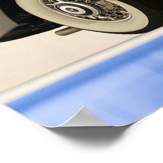 ポスタクラシックー用の自動車イメージ ポスター (角)