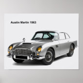 ポスタクラシックー用の自動車イメージ ポスター (正面)