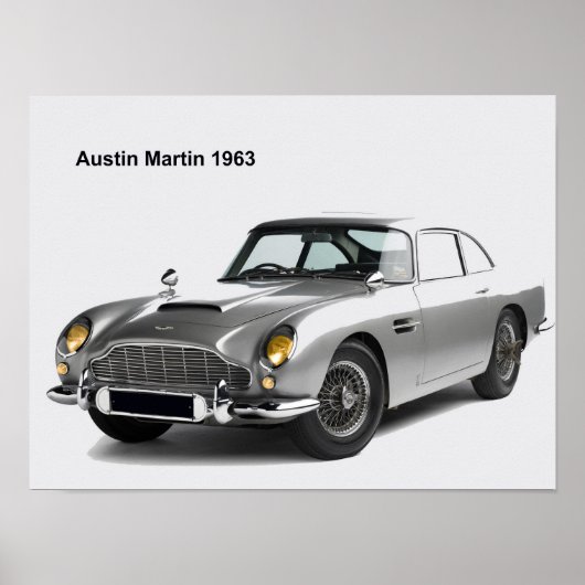 ポスタクラシックー用の自動車イメージ ポスター (正面)