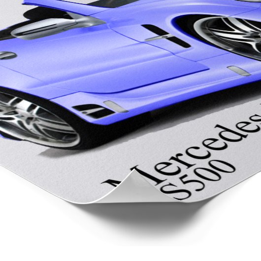 ポスタクラシックー用の車の画像 ポスター (角)