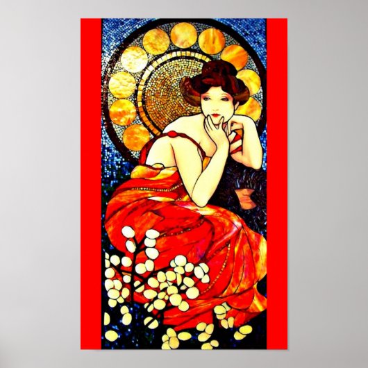 ポスタクラシックー・ミュシャ/ヴィンテージ・アルフォンス110 ポスター (正面)