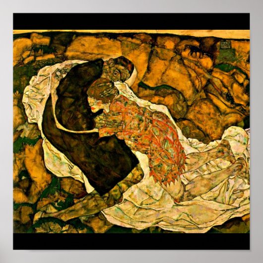 ポスタクラシックー・ヴィンテージ・イーゴン・シレ24 ポスター (正面)