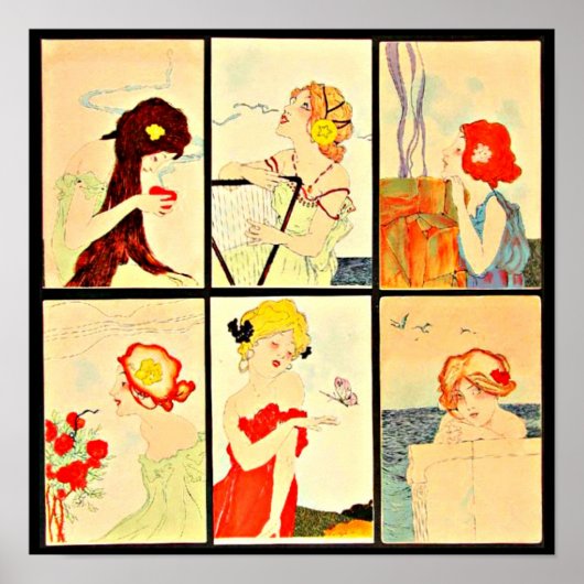 ポスタクラシックー・ヴィンテージ・ラファエル・キルヒナー26 ポスター (正面)