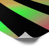 ポスタサイケデリックー:-数々のカラー緩和曲線 ポスター (角)