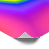 ポスタトリップ(幻覚体験)のようなー:抽象芸術サイケデリック ポスター (角)