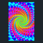 ポスタトリップ（幻覚体験）のようなー：抽象芸術サイケデリック ポスター<br><div class="desc">このアイテムは完全にカスタマイズ可能！このデザインに自分の文字や画像を追加できる！この製品で取り上げられたアートワークは、Adobe Illustratorおよび/またはPhotoshopで作成された。アートワーク：ブレイディ・アーノルド。</div>