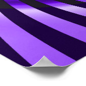 ポスタトリップ(幻覚体験)のようなー:抽象芸術紫 ポスター (角)