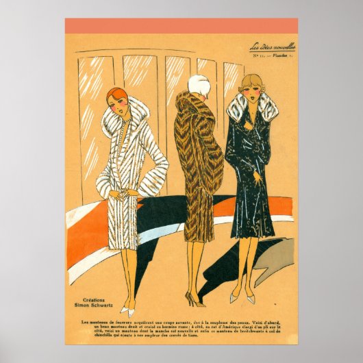 ポスタフランスのーファッション広告コピー:婦人服1913 ポスター (正面)