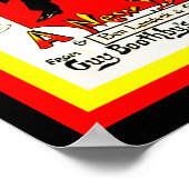 ポスタポップ・アートのー・ヴィンテージ・ガイ・ブーツビー博士。ニコラ ポスター (角)