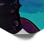 ポスタモダンーアートプリントの花 ポスター (角)