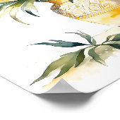 ポスタモダンーアートプリントの花 ポスター (角)