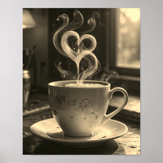 ポスタモダンーアートプリントコーヒー ポスター (正面)