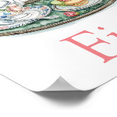 ポスタモダンーアートプリント茶 ポスター (角)